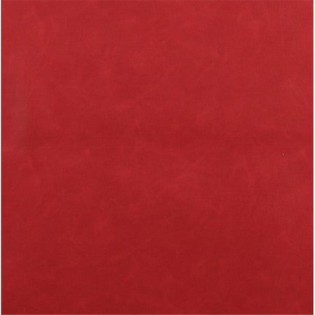 Fine-Line 54 in. Wide Red; Upholstery Grade Recycled Leather FI951701